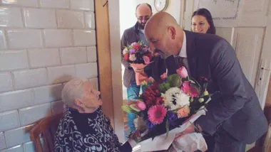 Sto lat pani Stanisławy – wspólne świętowanie w Kruszewie