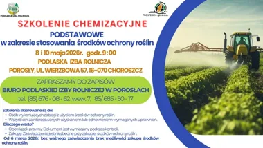 Bez ważnego zaświadczenia nie kupią już środków ochrony roślin. Ruszają zapisy na szkolenie