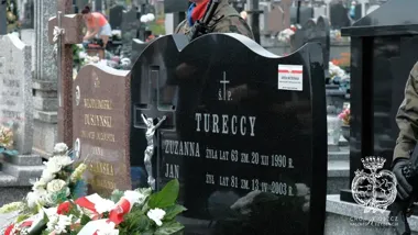 W Choroszczy grób Jana Tureckiego „Olszyny” otrzymał znak pamięci