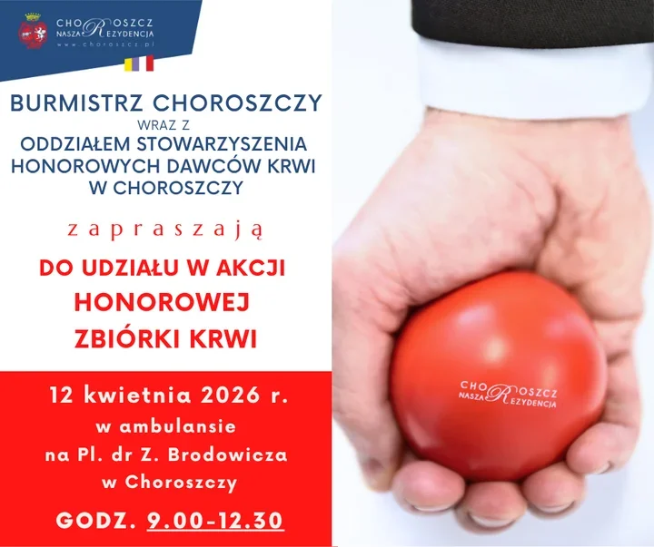 Na placu w Choroszczy stanie ambulans, a obok prosta szansa na ratunek