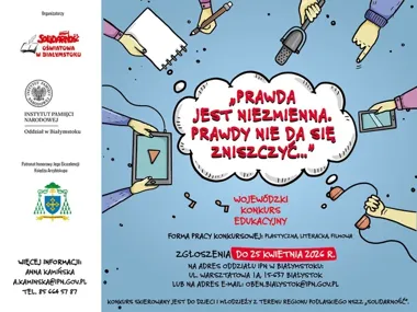 Uczniowie Podlasia tworzą o prawdzie – II edycja konkursu poświęcona ks. Jerzemu Popiełuszce