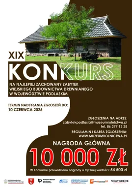 Drewniane domy z szansą na nagrodę. Rusza konkurs na Podlasiu