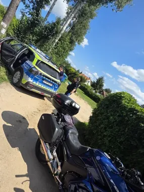 Przestraszył się policyjnego radaru i ruszył do ucieczki motocyklem