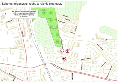 Zmiany przy białostockich cmentarzach. Policja ostrzega kierowców