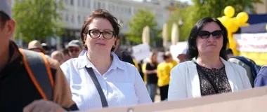 Marsz Godności przeszedł przez Białystok. Na rynku czekała integracja