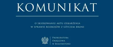 Dwa napady na sklepy w Białymstoku. Jest akt oskarżenia przeciwko 42-latkowi