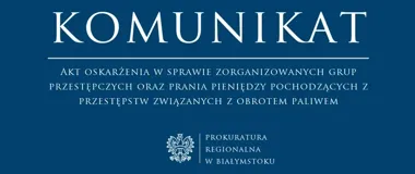 Akt oskarżenia przeciwko 21 osobom w sprawie obrotu paliwem i VAT