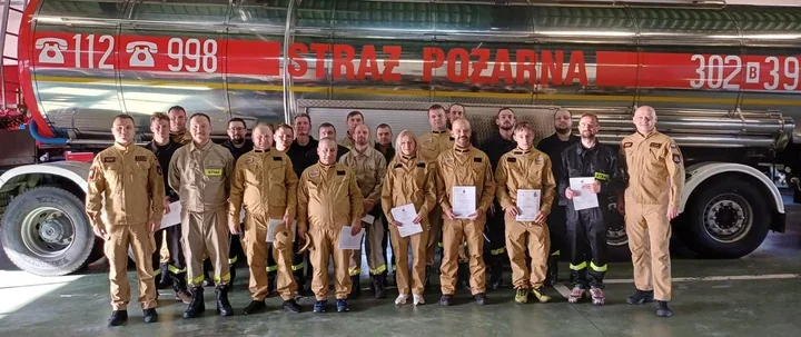 Trzy egzaminy i 78 nowych ratowników OSP w powiecie białostockim