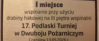 Strażak z Białegostoku wygrał hakówkę, a jego koledzy weszli do czołówki