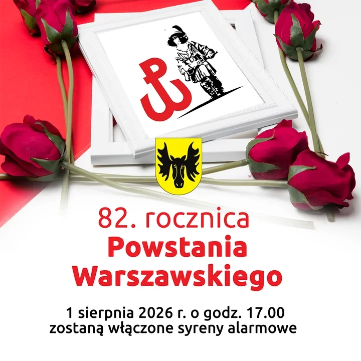 Syreny zabrzmią w Wasilkowie. To hołd dla Powstania Warszawskiego