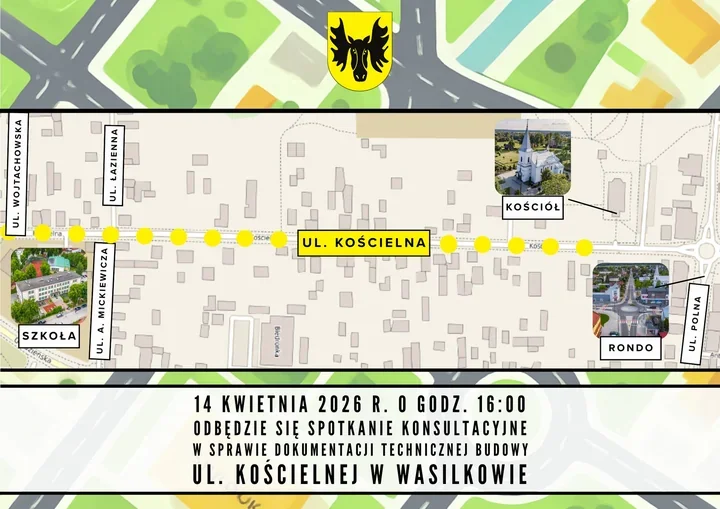 Kościelna ma wrócić na warsztat – Wasilków szykuje rozmowę o ulicy