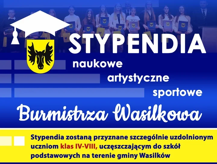W Wasilkowie rusza nabór na stypendia. Liczą się wyniki i talent