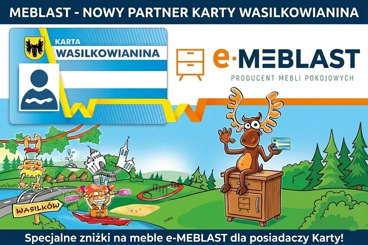 Meblast dołącza do Karty Wasilkowianina i dokłada mieszkańcom realny rabat