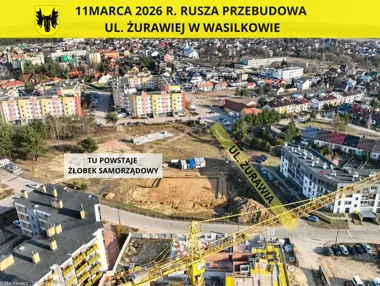 Przebudowa ul. Żurawiej – w Wasilkowie zaczyna się etap robót drogowych