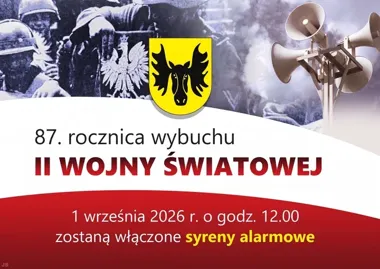 Jedna minuta dźwięku syren. W gminie Wasilków uczczą rocznicę wojny