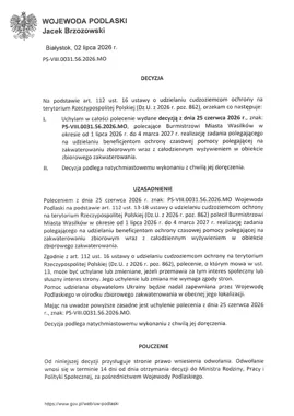 Wojewoda wycofał polecenie wobec Wasilkowa. Spór zakończony