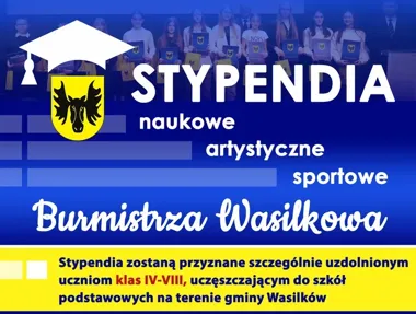 W Wasilkowie rusza nabór na stypendia. Liczą się wyniki i talent
