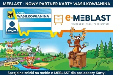 Meblast dołącza do Karty Wasilkowianina i dokłada mieszkańcom realny rabat