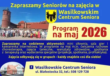 W Wasilkowie seniorzy dostają miesiąc ruchu, terapii i spotkań
