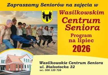 W Wasilkowie seniorzy dostaną pełny lipiec zajęć. Będzie ruch, taniec i lasoterapia