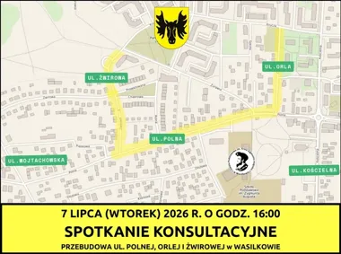 W Wasilkowie ruszają konsultacje o Polnej i Orlej. Na stole dwa projekty