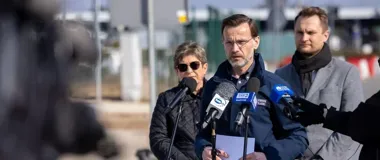 Przebudowa wjazdu na przejście graniczne w Kuźnicy – siedem pasów, rondo i parking buforowy